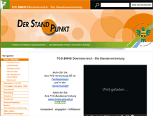 Tablet Screenshot of derstandpunkt.org